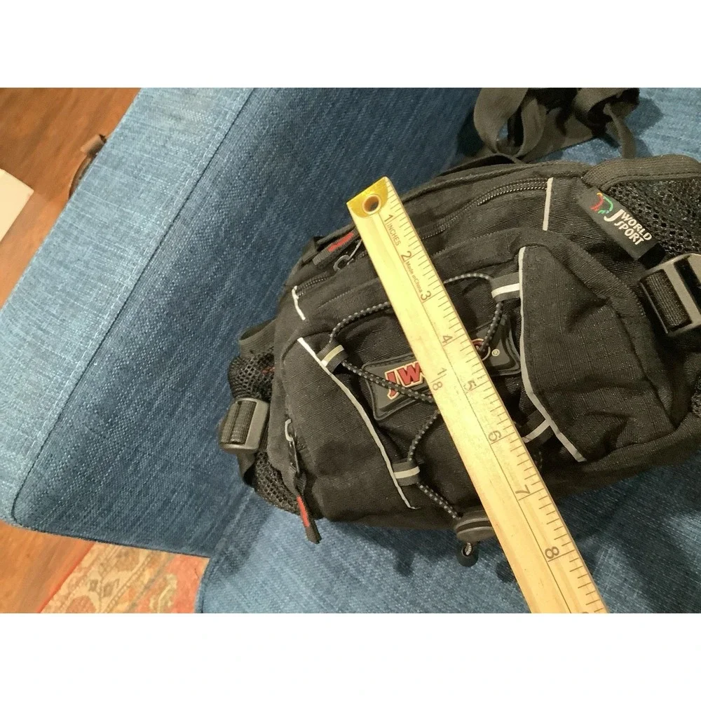 J World Sports  Waist Bag Black One Size